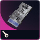 Clé de la salle de confiscation de portail bleue